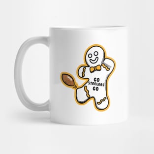 Pittsburgh Steelers Gingerbread Man Mug